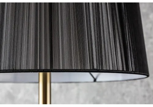 Stojaca lampa 41526 Lux III Čierna-zlatá  - Komfort-nábytok