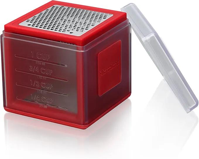 Microplane Multifunkčné strúhadlo Cube červené Specialty