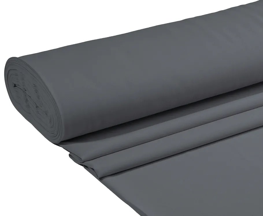 Biante Dekoračný okrúhly obrus Rongo RG-076 Sivý Ø 120 cm