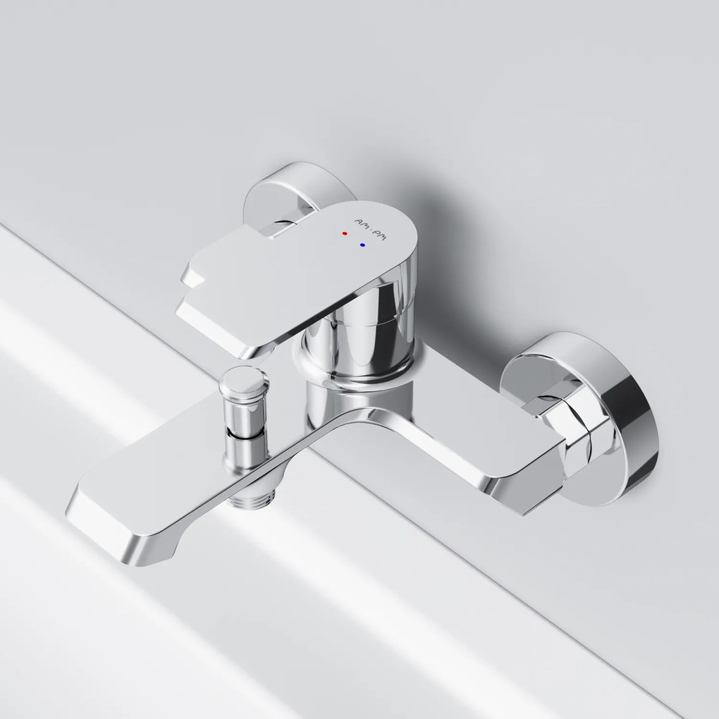 Vaňová a sprchová batéria AM.PM Flash FNA10000 jednopáková, chróm