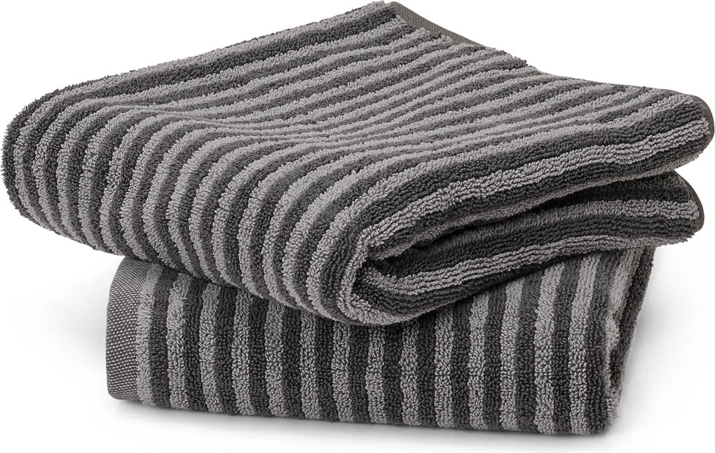 Kvalitné uteráky, 2 ks, antracitové