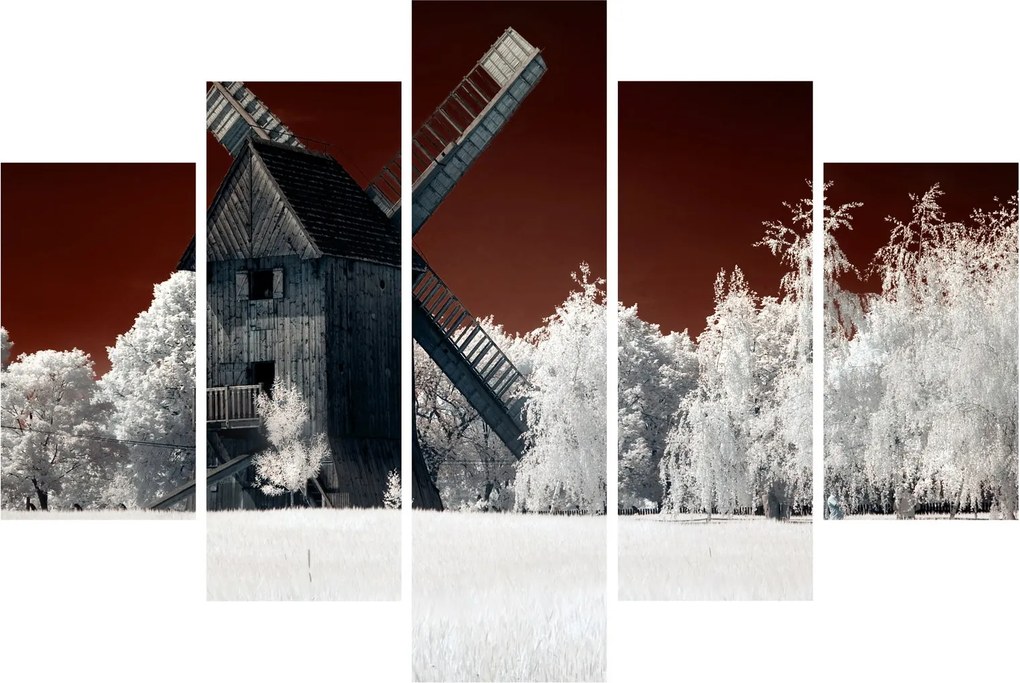 Obraz mlyna (150x105 cm)