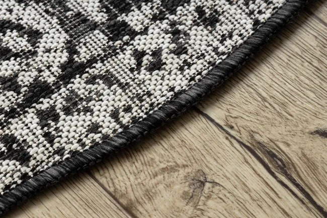 Koberec ORGANIC 2762 čierny / krémový