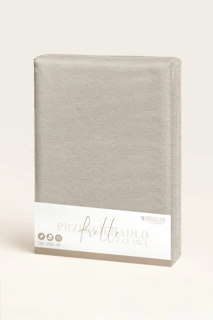 Froté plachta FROTTE taupe Rozmer: 180x200x30 cm