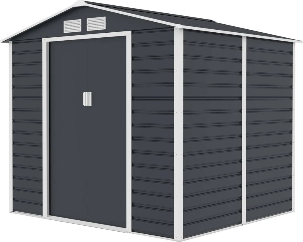 Záhradný domček G21 GAH 407 - 213 x 191 cm, antracitový