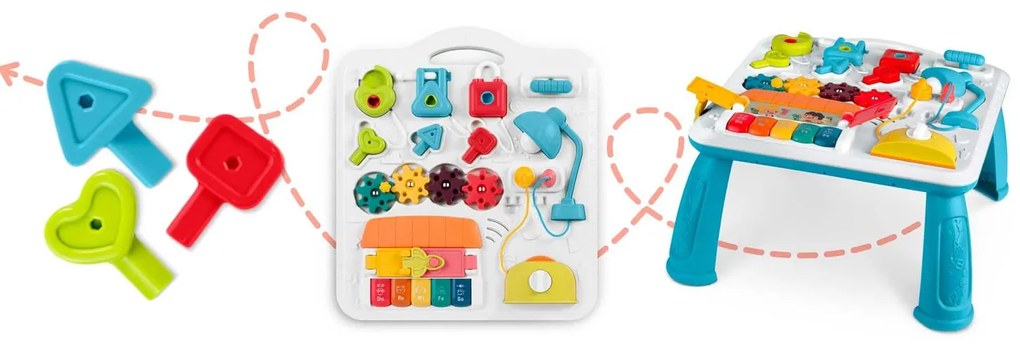 Vzdelávací stôl s hudbou a zvukom Ricokids 782000