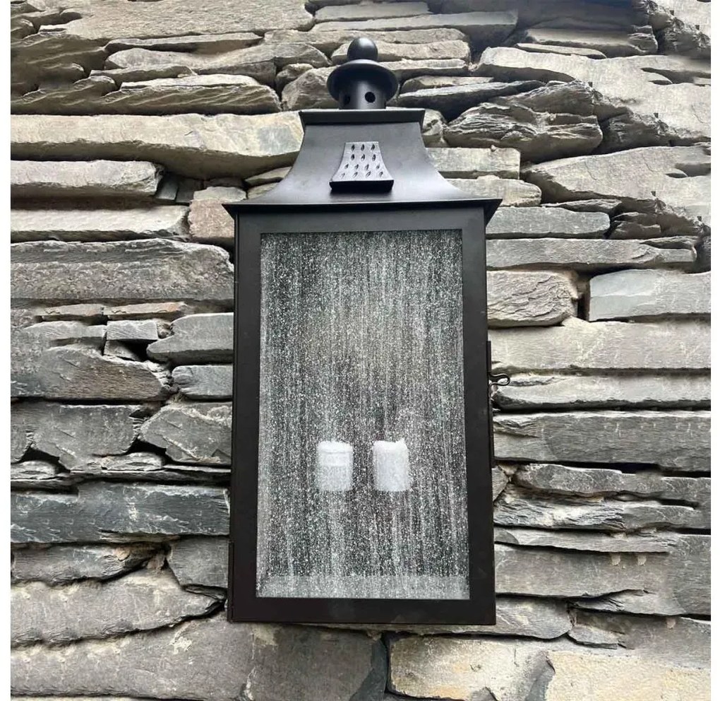 Elstead KENDAL - Vonkajšie nástenné svietidlo KENDAL 2xE14/60W/230V IP44