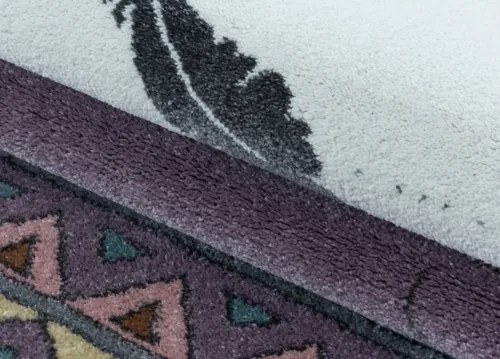 Koberce Breno Kusový koberec FUNNY 2104 Violet, fialová, viacfarebná,160 x 230 cm