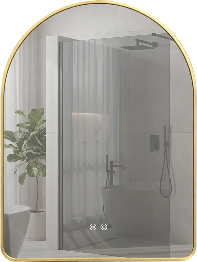 Rea Rea, Zrkadlo LED 80x60cm CAMLOT, HOM-01518