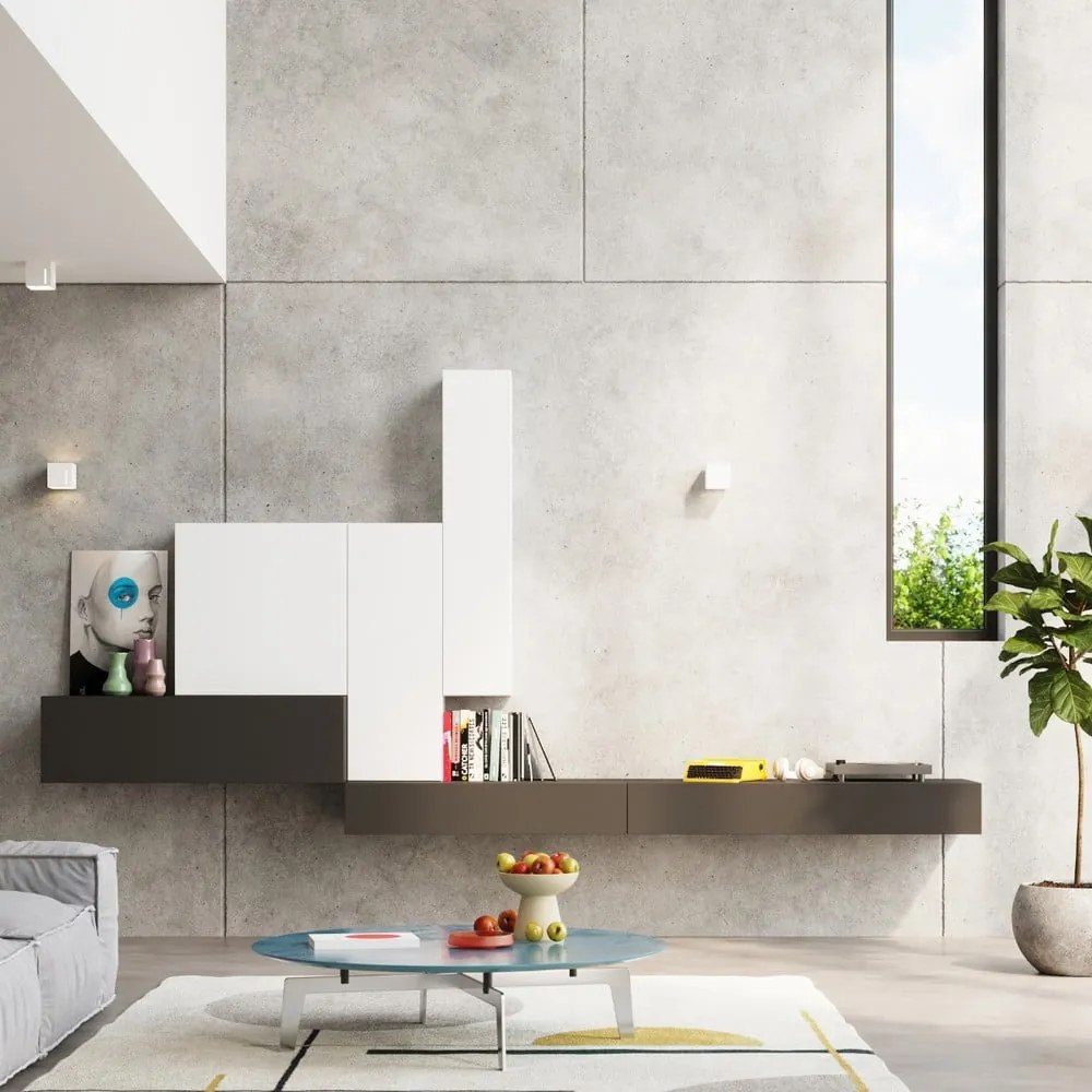 Biele stropné svietidlo s kovovým tienidlom 10x10 cm Pax – Sollux