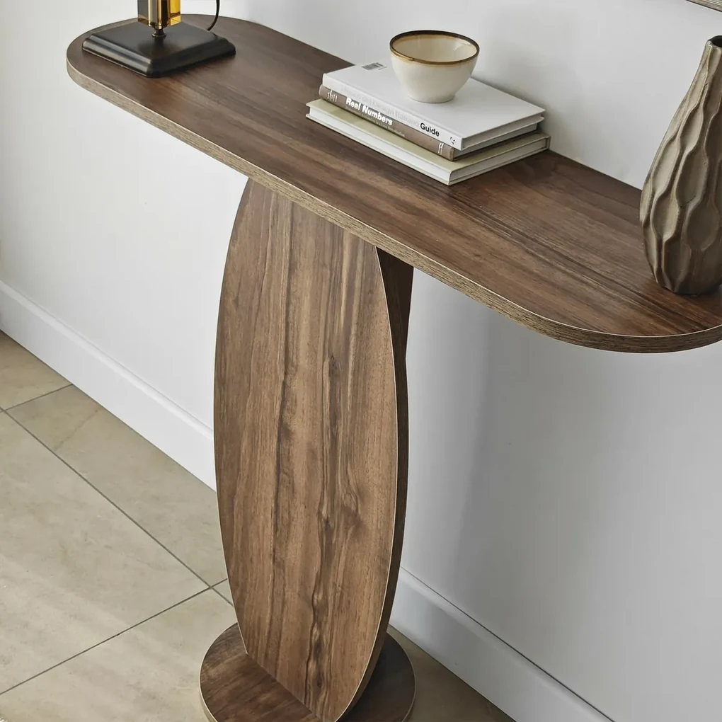 Odkladací stolík Ellittica Walnut