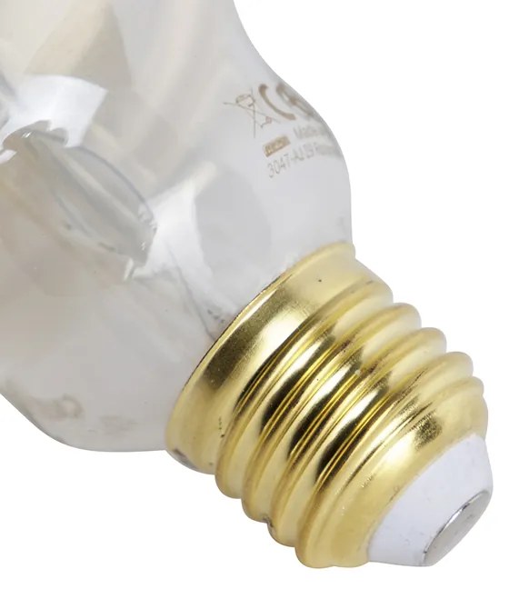 Inteligentná stmievateľná LED žiarovka E27 G125 dymová 806 lm 1800-3000K