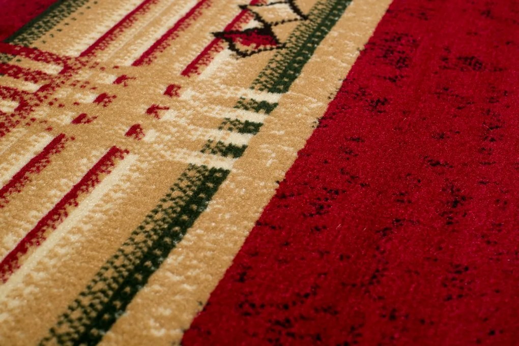 TA Koberec C766A ČERVENÝ ATLAS PP Rozmer: 130x190 cm