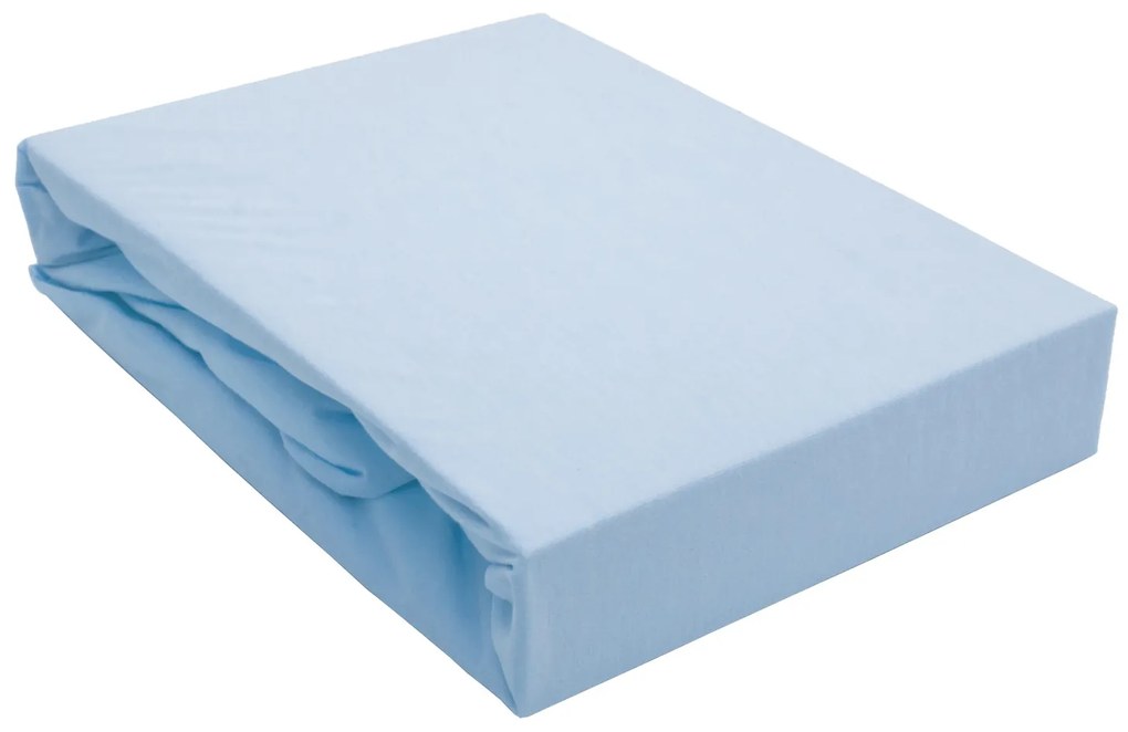 NEPRIEPUSTNÉ JERSEY PRESTIERADLO SG 009 180X200 CM CM SVETLOMODRÁ