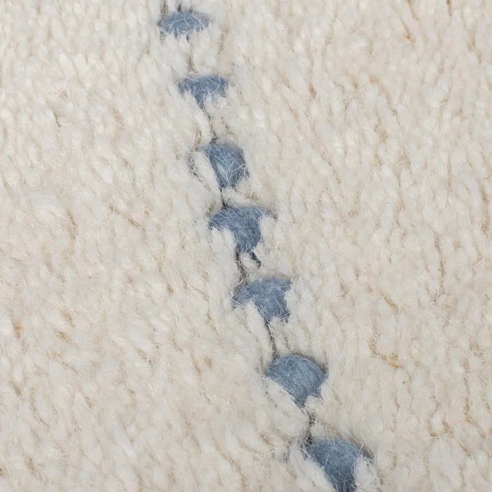 Krémový ručne tkaný vlnený koberec 200x290 cm Dottie Geometric – Flair Rugs