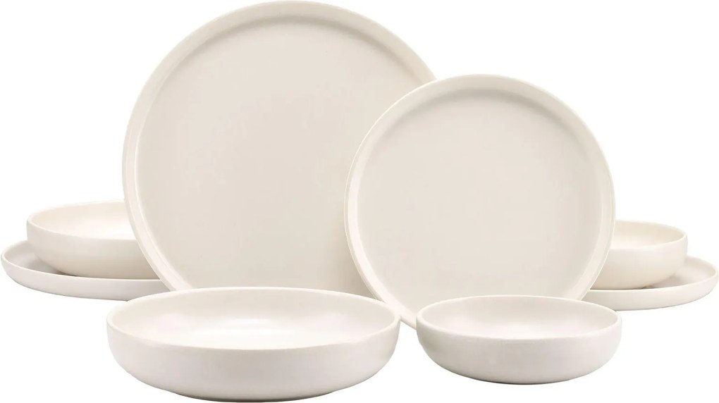 XXXLutz JEDÁLENSKÝ SERVIS Uno offwhite 8-dielne Creatable - Online Only bytové doplnky - 007768057601