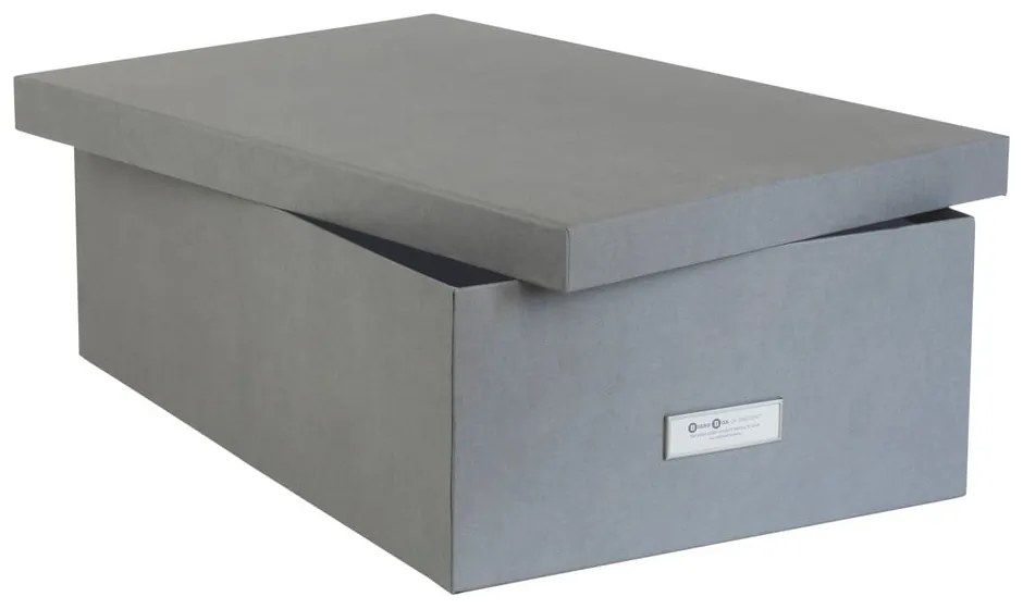 Súprava 3 sivých úložných škatúľ Bigso Box of Sweden Inge