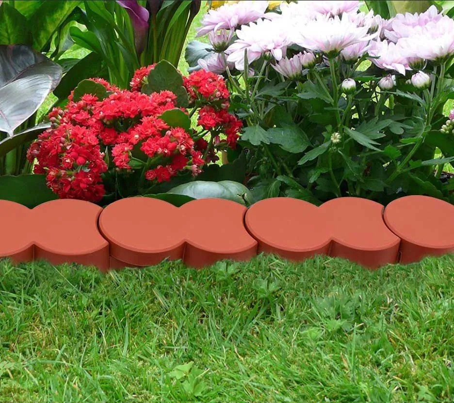 Bluegarden Bluegarden, palisáda z PVC na okraj trávnika 200 cm 12ks HD 7095, terracotta, OGR-68409