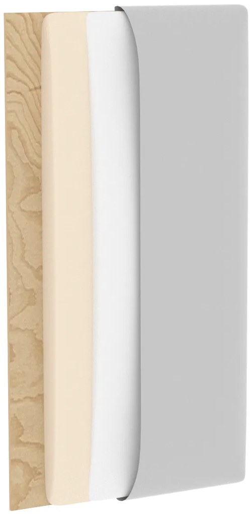 Čalúnený nástenný panel QUADRATTA 20x50 cm, modrý Farba: Modrá