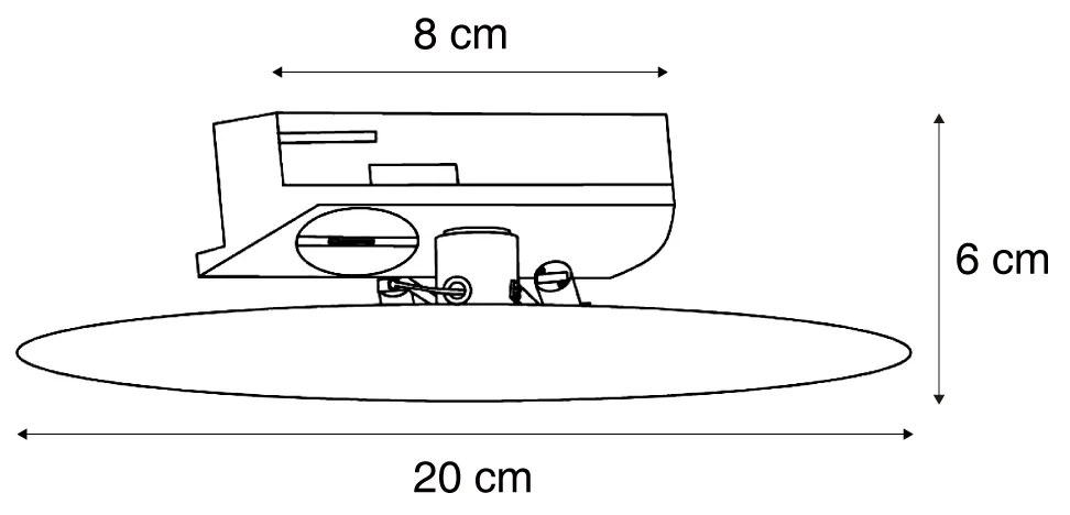 Moderné bronzové stropné svietidlo pre 1-fázový koľajnicový systém 2-svetlá - Iconic Pulley