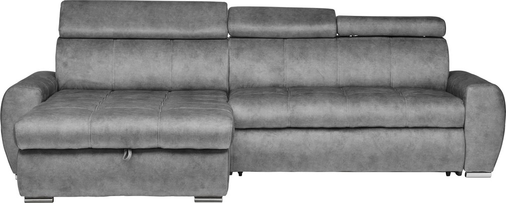 XXXLutz ROHOVÁ SEDACIA SÚPRAVA, textil, sivá Stylife - Sedačky - 002300019733