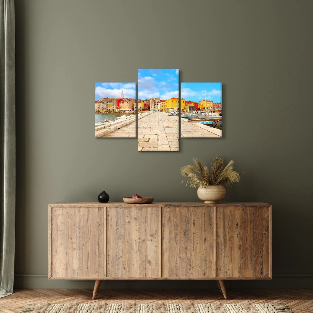 Obraz - Staré istrijské mesto v Poreči, Chorvátsko (90x60 cm)