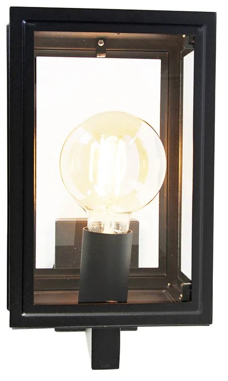 Inteligentná rustikálna nástenná lampa čierna vrátane Wifi G95 - Sutton Up