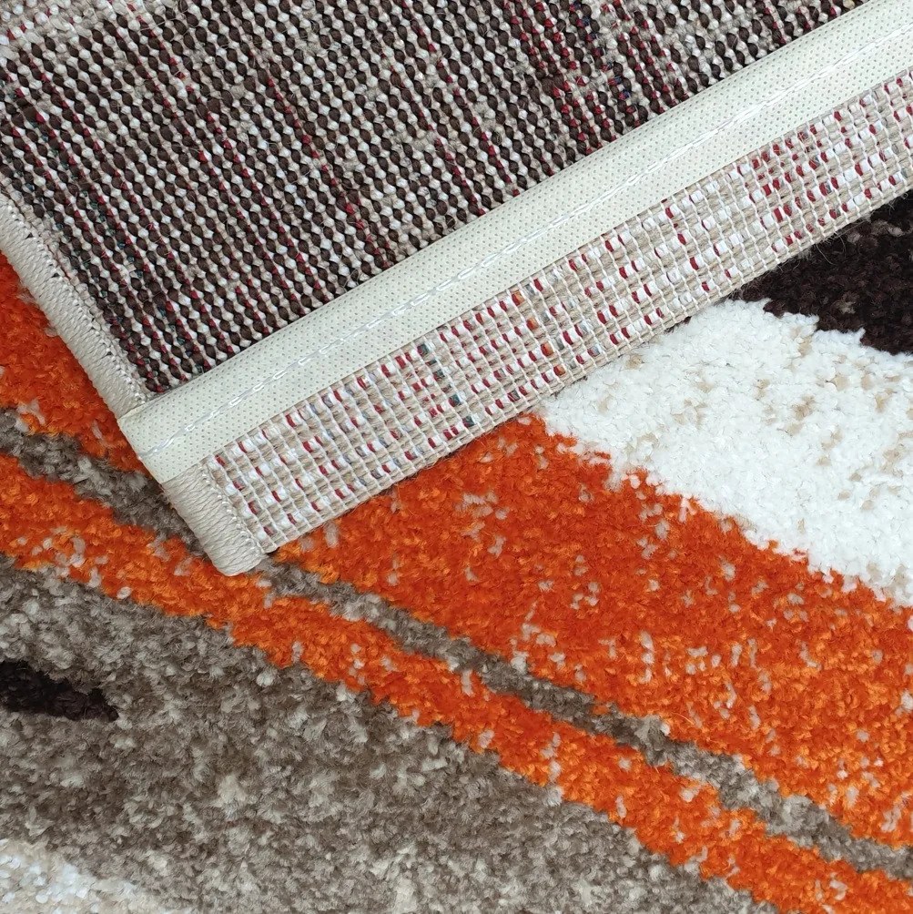 Kusový koberec Enigma New 307-78 orange, 80x150, oranžová, kancelária, Spoltex