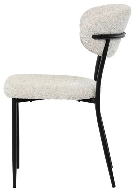 Autronic BONTEC Jedálenská stolička, béžová, látka bouclé, CT-W1021 CRM2 Farba: Šedá