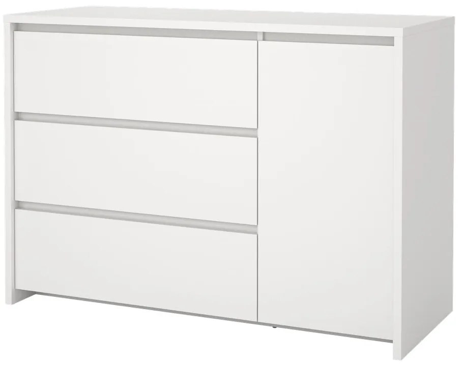 Biela komoda 119x84x48 cm Next – Tvilum