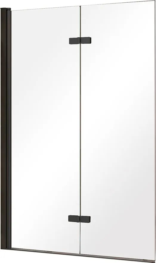 Besco Vaňová zástena LUMIX BLACK 100145 (100x145 cm | Transparent)