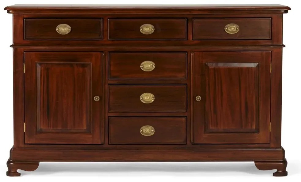 furniture-nabytek.cz - Masívny príborník Cambridge II z mahagónu, lakovaný, hnedý