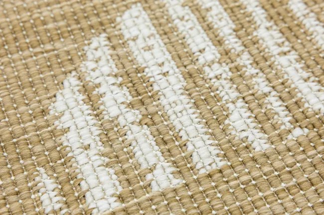 Obojstranný koberec BRUSSELS 206131/10820 béžový / krémový kruh