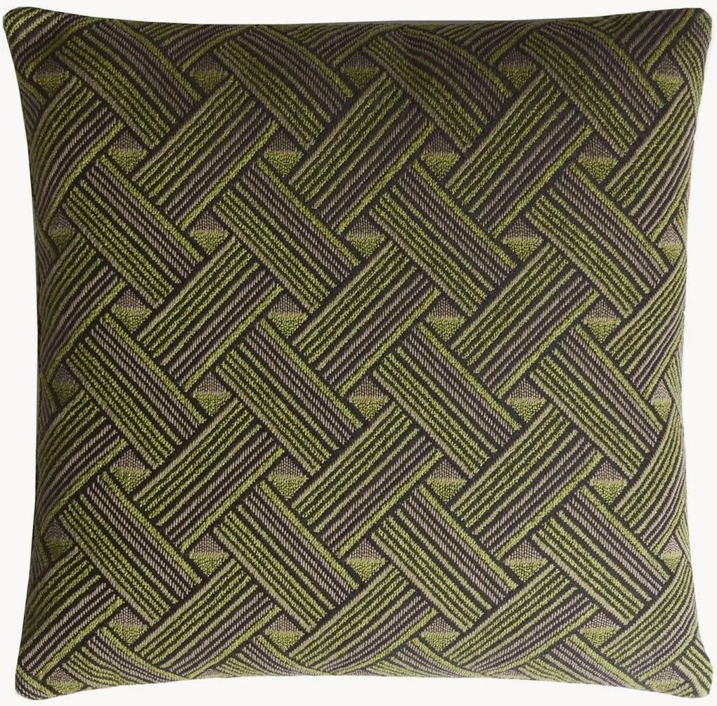 Vankúš z bavlneného zamatu Geometric