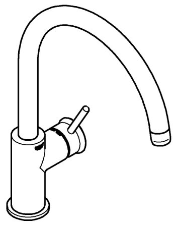 GROHE 31553001 - Drezová batéria START CLASSIC, lesklý chróm