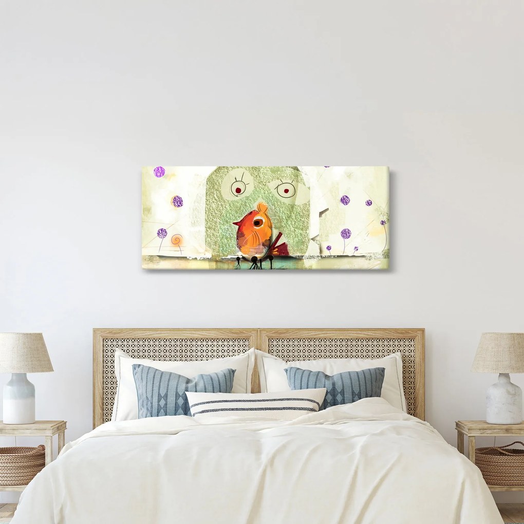 Obraz - Duša vtáčika (120x50 cm)
