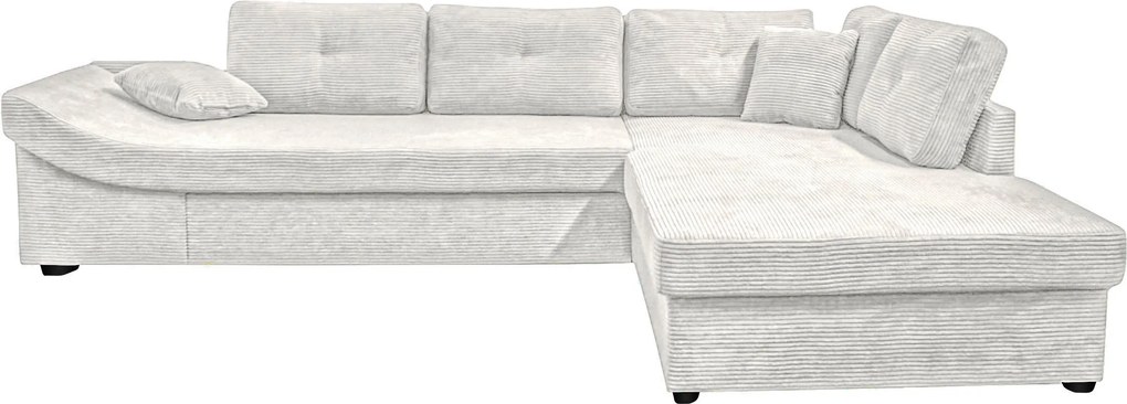 XXXLutz ROHOVÁ SEDAČKA, textil, prírodná farba Carryhome - Sedačky - 002330008801