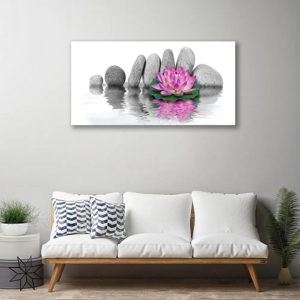Obraz Canvas Kvet kamene umenie 140x70 cm