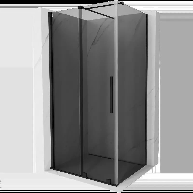 Mexen Velar sprchovací kabína posuvné dvere 130 x 90 cm, grafit, čierna - 871-130-090-41-70