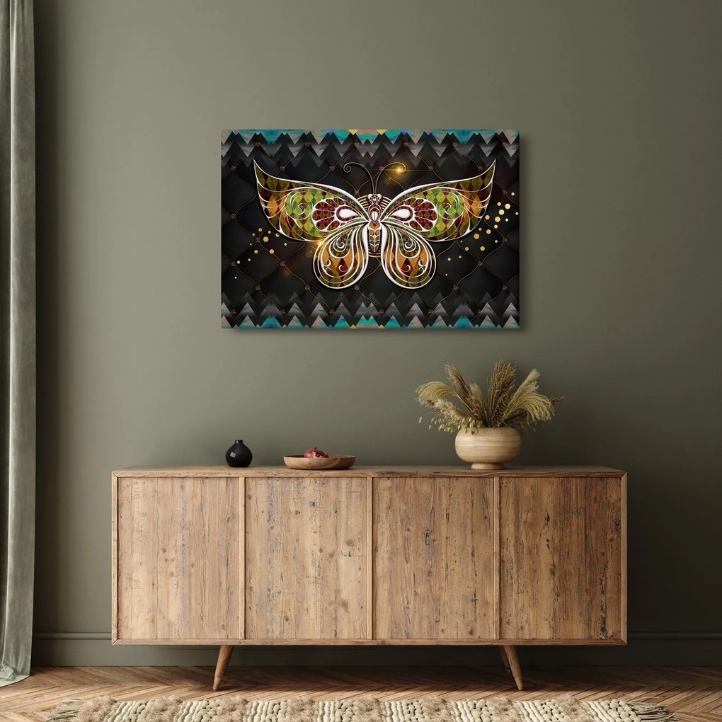 Obraz - Čarovný motýľ (90x60 cm)