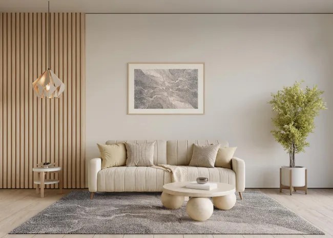 Koberec Agnella Calisia Rivo grafitový