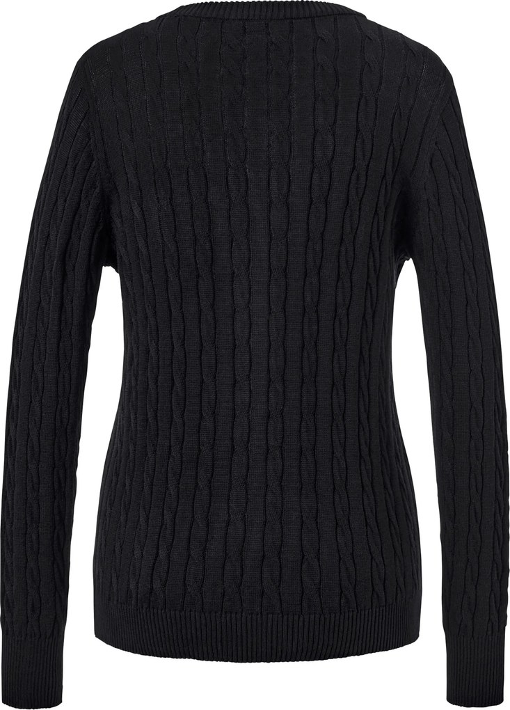 Kardigán z jemnej pleteniny s vrkočovým vzorom