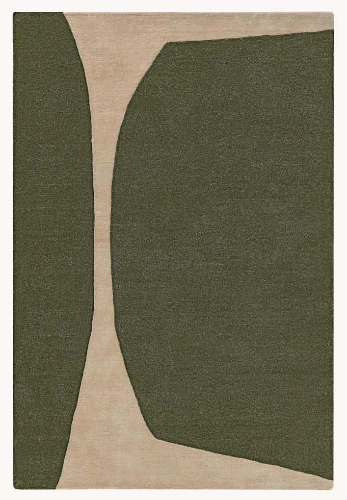 Ručne tuftovaný koberec's nízkym vlasom Smilla