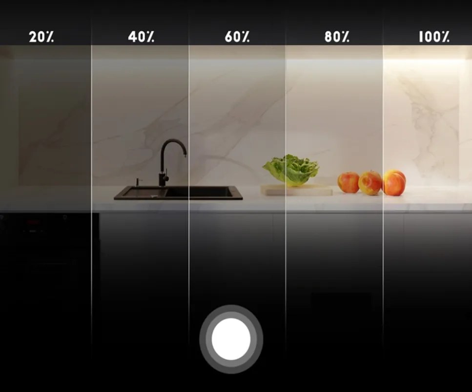 Sada COB LED pásikov 12V 5m 60W - zdroj + stmívač + ovladač