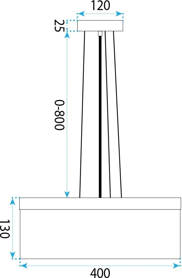 Toolight Toolight, APP1901-3CP, závesné svietidlo s ratanovým tienidlom, Ø 40 cm, 3× E27, hnedá, OSW-63000