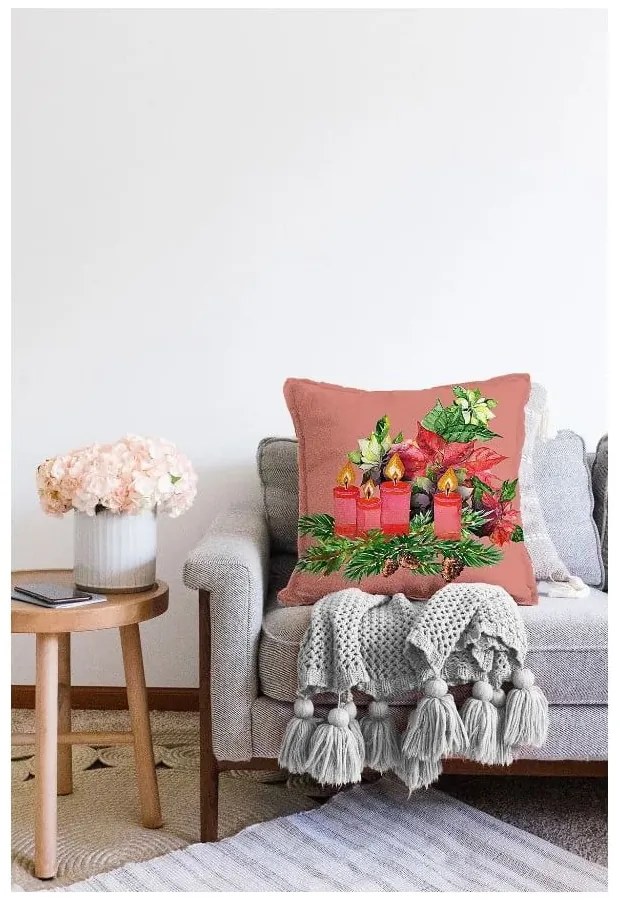 Obliečka na vankúš s vianočným motívom 43x43 cm – Mila Home