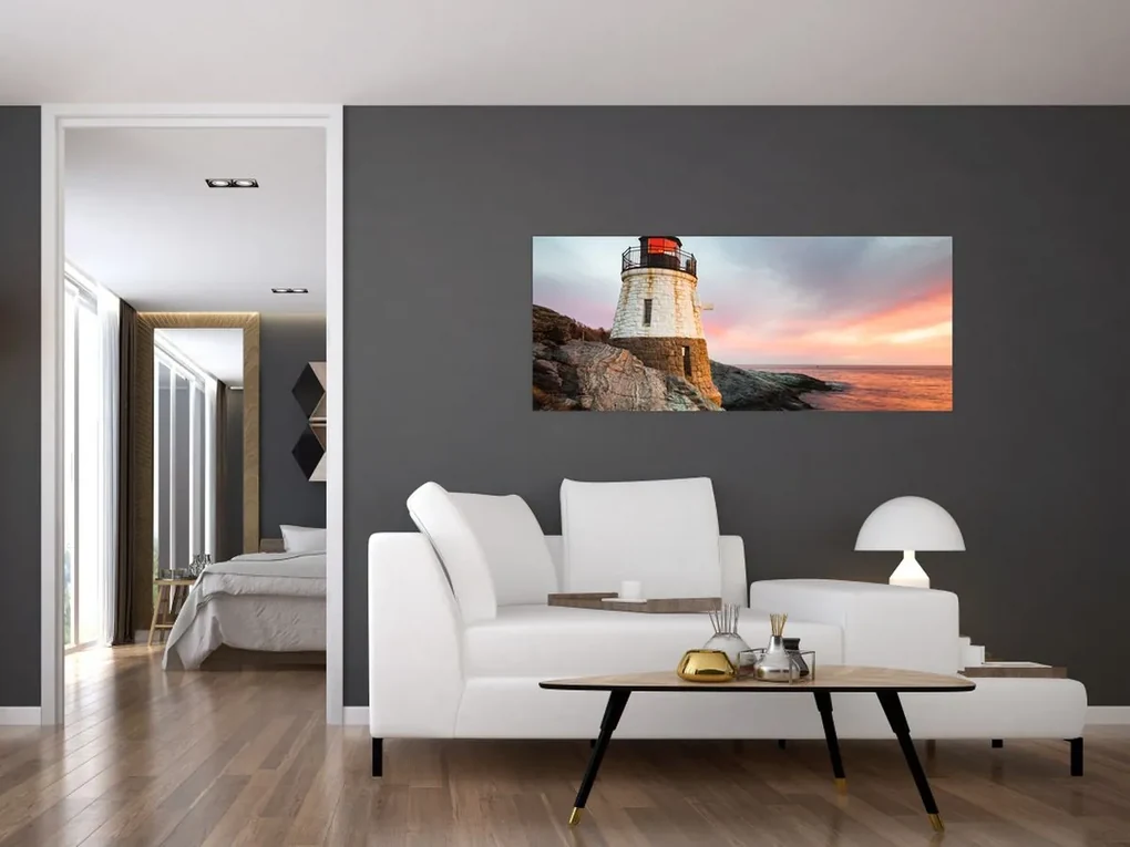 Obraz - Maják Castle Hill (120x50 cm)