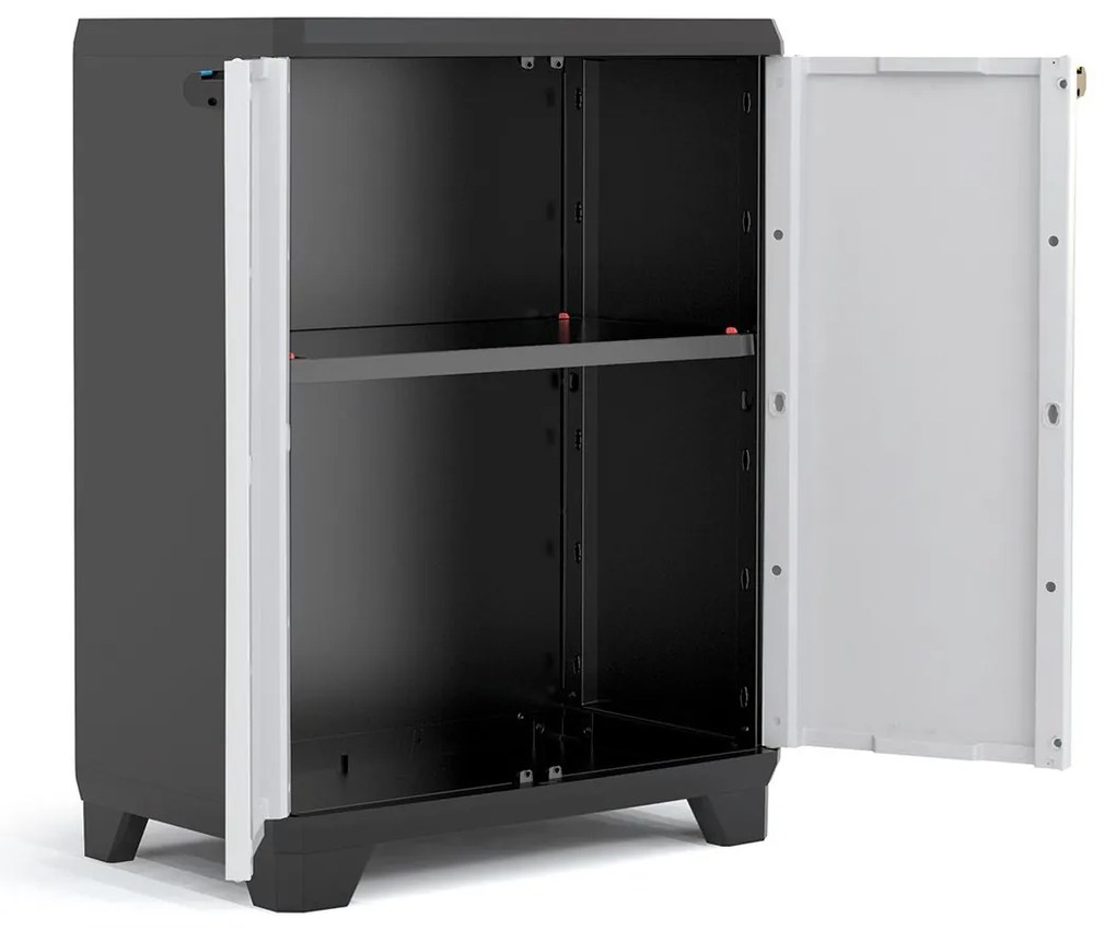 Plastová skriňa LINEAR, 1 polica, 90x68x39 cm