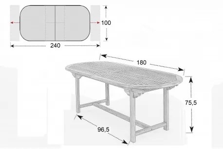 Doppler TAMAN NORFOLK FSC® - záhradná teaková súprava 6+1