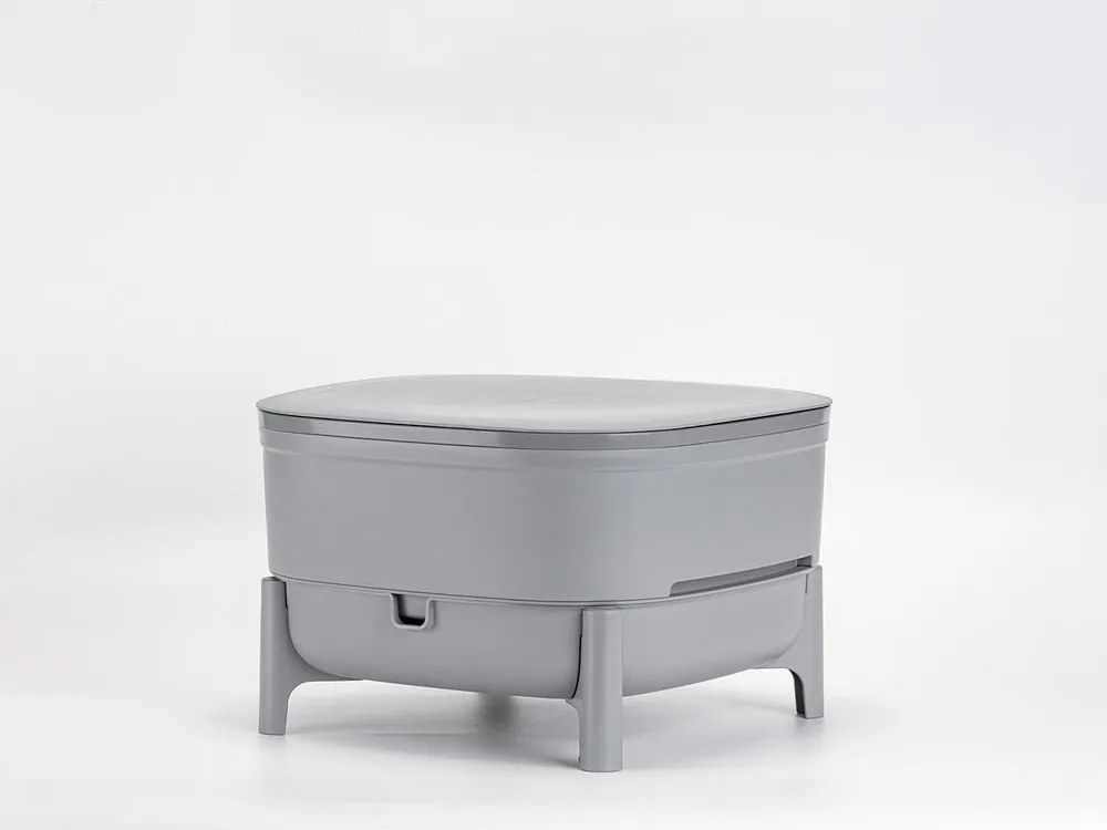 Sivý kompostér 30 l Urbalive – Plastia